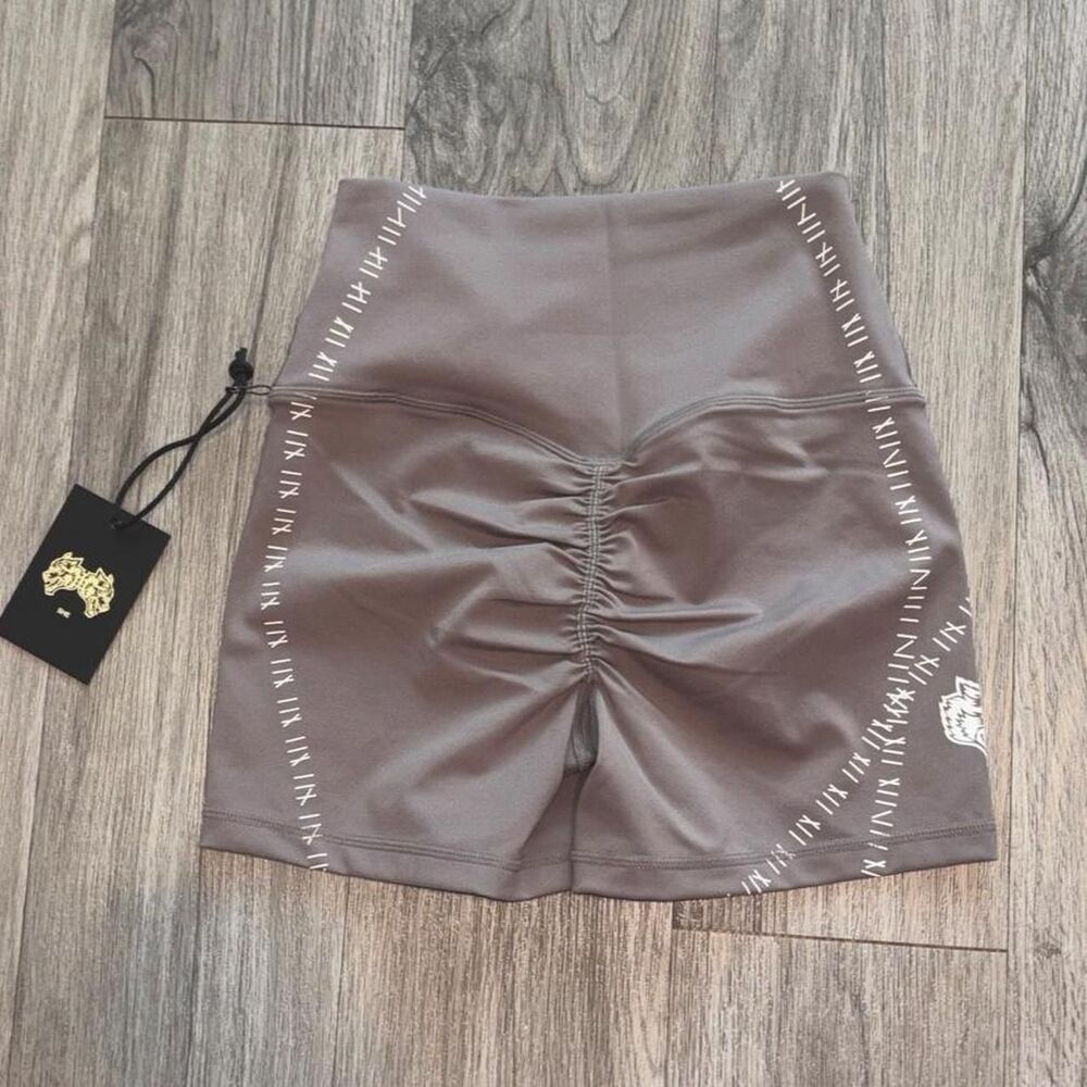 Darc-sport Women's Grey and Brown Shorts